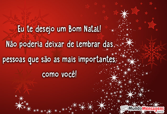 Eu te desejo um Bom Natal