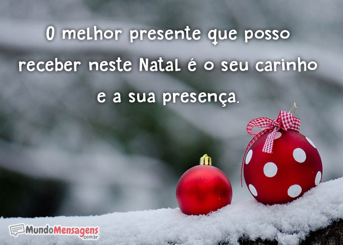 Melhor presente deste Natal