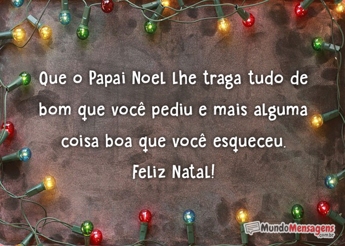 Tudo de bom neste Natal