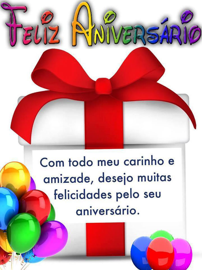 Desejo muitas felicidades pelo seu aniversário