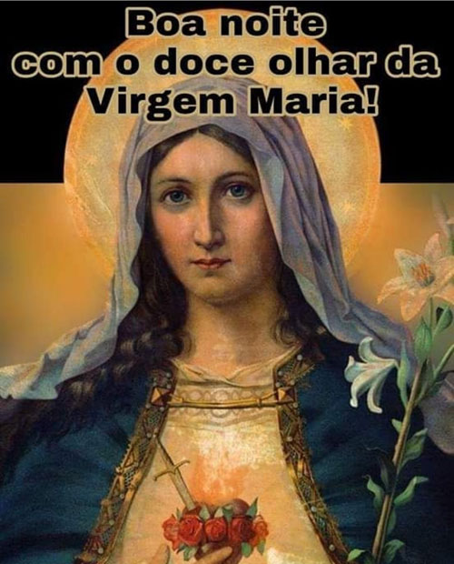 Doce olhar da Virgem Maria