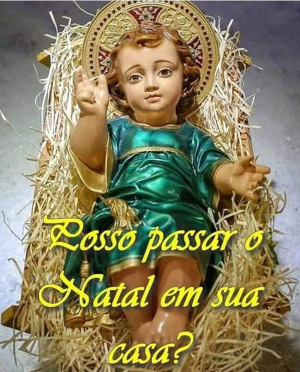 Posso passar o Natal em sua casa?