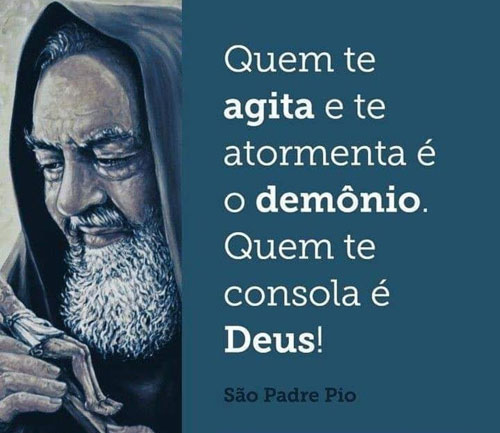 Quem te consola é Deus