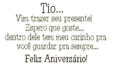 Tio Feliz Aniversário