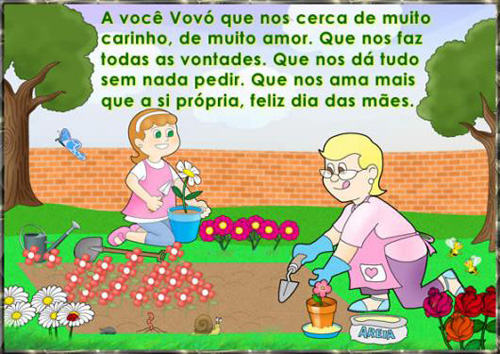 Vovó Feliz dia das Mães