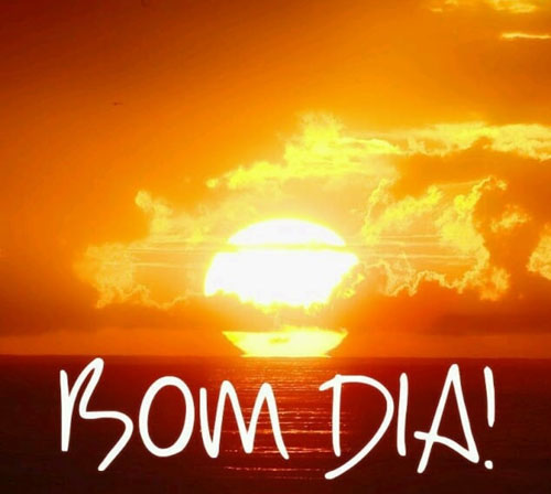 Bom dia Sol nascente