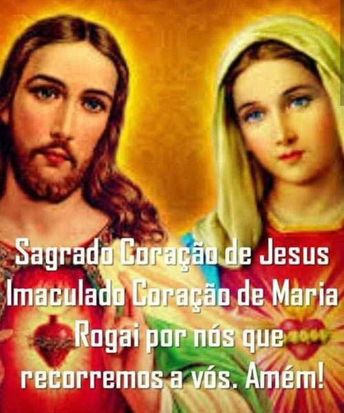 Sagrado Coração de Jesus Imaculado Coração de Maria