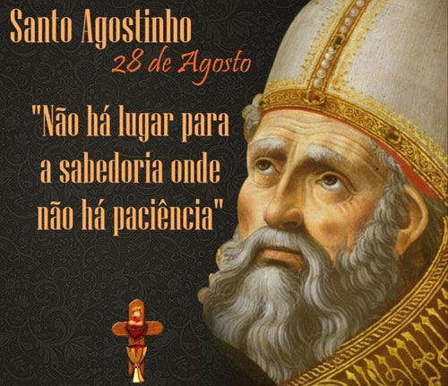 Santo Agostinho 28 de Agosto