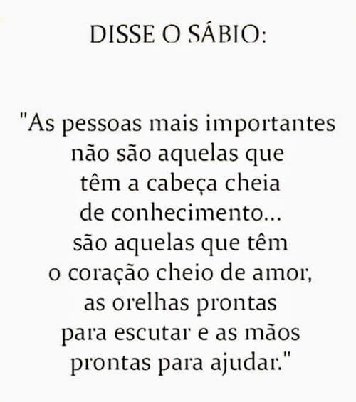 Aquelas que têm o coração cheio de amor