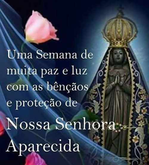 Bênçãos e proteção de Nossa Senhora Aparecida