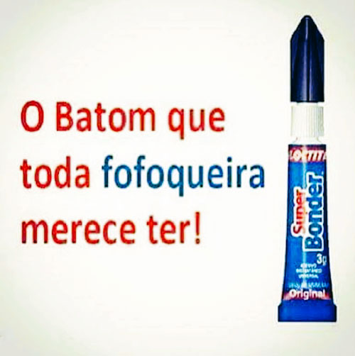 O Batom das fofoqueiras