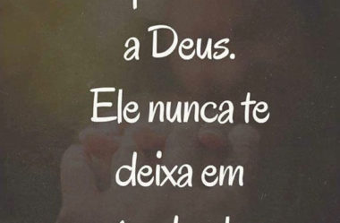 Dê prioridade a Deus