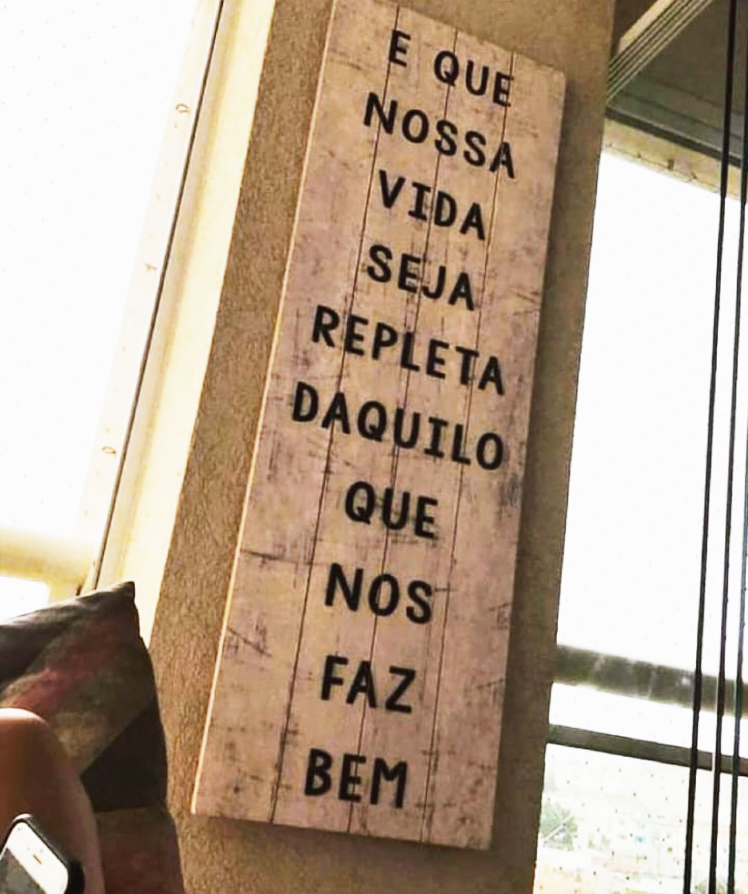 Daquilo que nos faz bem