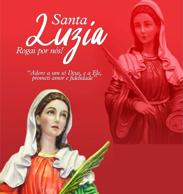 Santa Luzia Rogai por nós - Mundo Mensagens