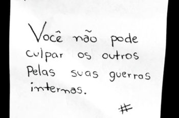 Você não pode culpar os outros