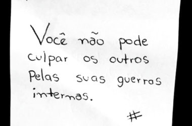 Você não pode culpar os outros