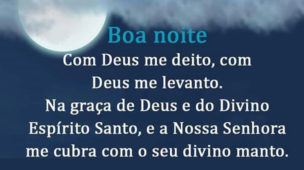 Boa noite Na graça de Deus