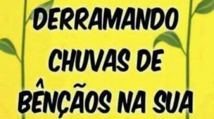 Chuvas de bençãos na sua vida