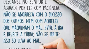 Descanse no Senhor e aguarde por ele com paciência