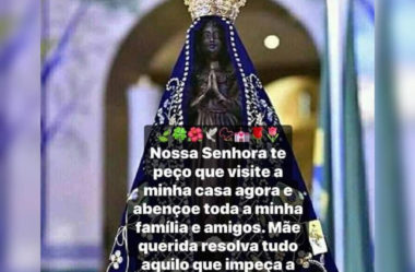 Nossa Senhora Aparecida te peço que visite a minha casa