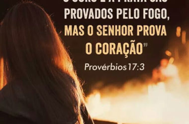 O Ouro e a prata são provados pelo fogo