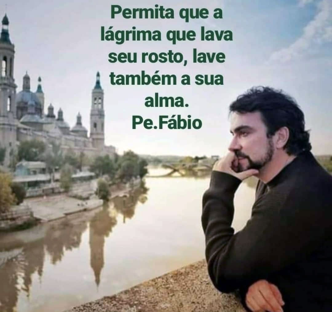 Permita que a lágrima que lava seu rosto