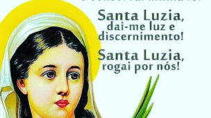 Santa Luzia protegei os meus olhos