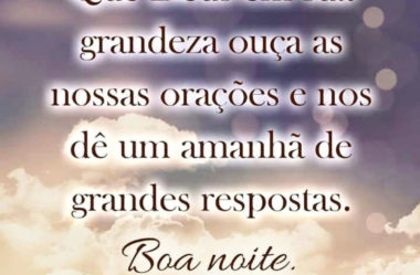 Um amanhã de grandes respostas