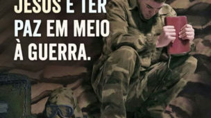 Viver com Jesus é ter paz em meio à guerra