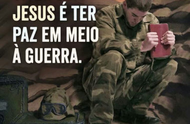 Viver com Jesus é ter paz em meio à guerra