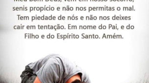 Senis propício e não nos permitas o mal