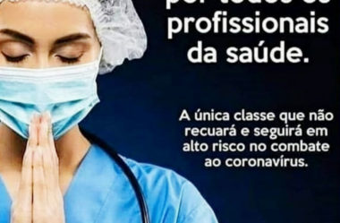 Oremos por todos os profissionais da saúde