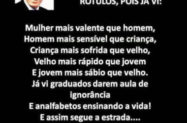 Tome cuidado com os rótulos