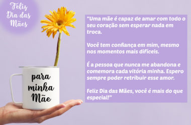 Mãe você é mais que especial