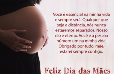 Obrigado por tudo mãe estarei sempre contigo