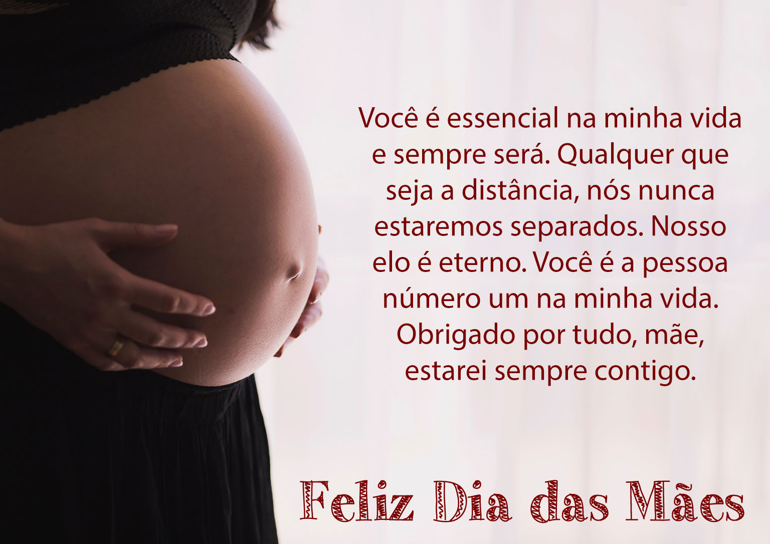 Obrigado por tudo mãe estarei sempre contigo