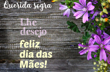 Querida sogra lhe desejo Feliz dia das Mães