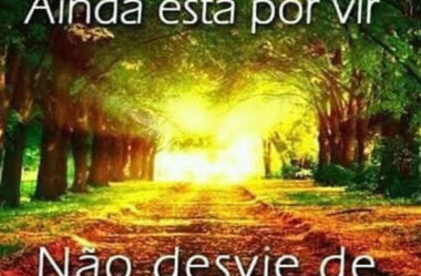 Não desvie de seu caminho