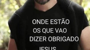 Dizer Obrigado Jesus por mais um dia