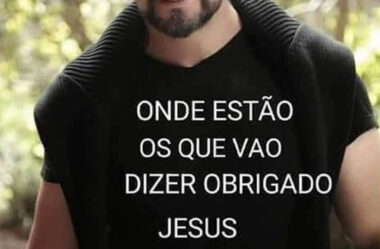 Dizer Obrigado Jesus por mais um dia