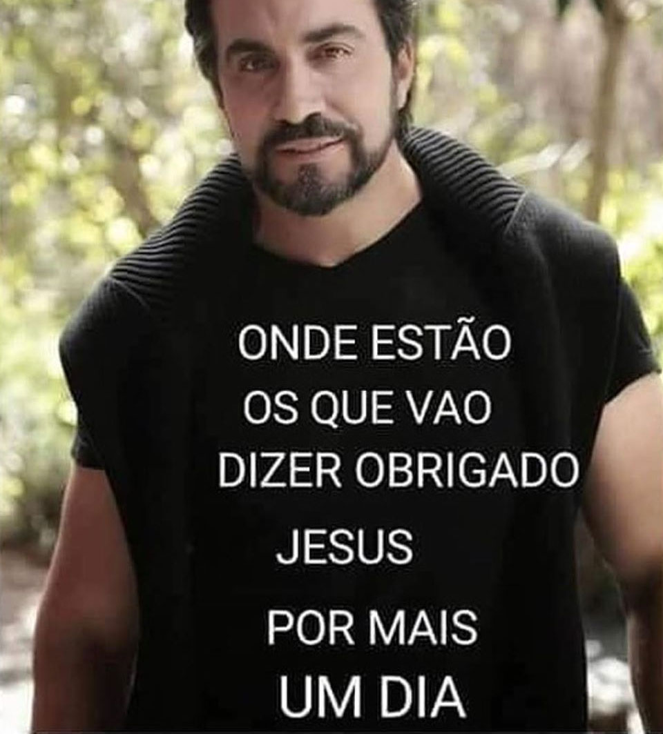 Dizer Obrigado Jesus por mais um dia