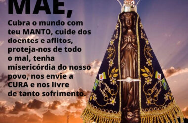 Cubra o mundo com teu Manto