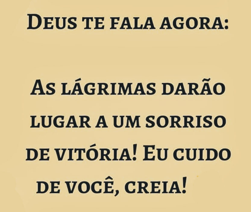 Deus te fala agora