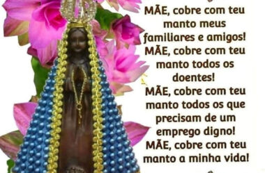 Mãe Cobre com seu Manto meus Familiares