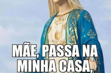 Mãe passa na minha casa