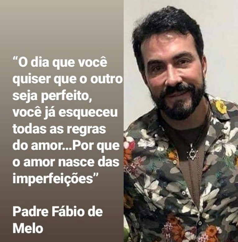 O amor nasce das imperfeições