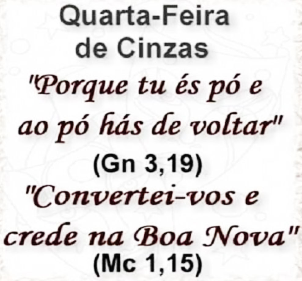 Quarta-Feira de Cinzas