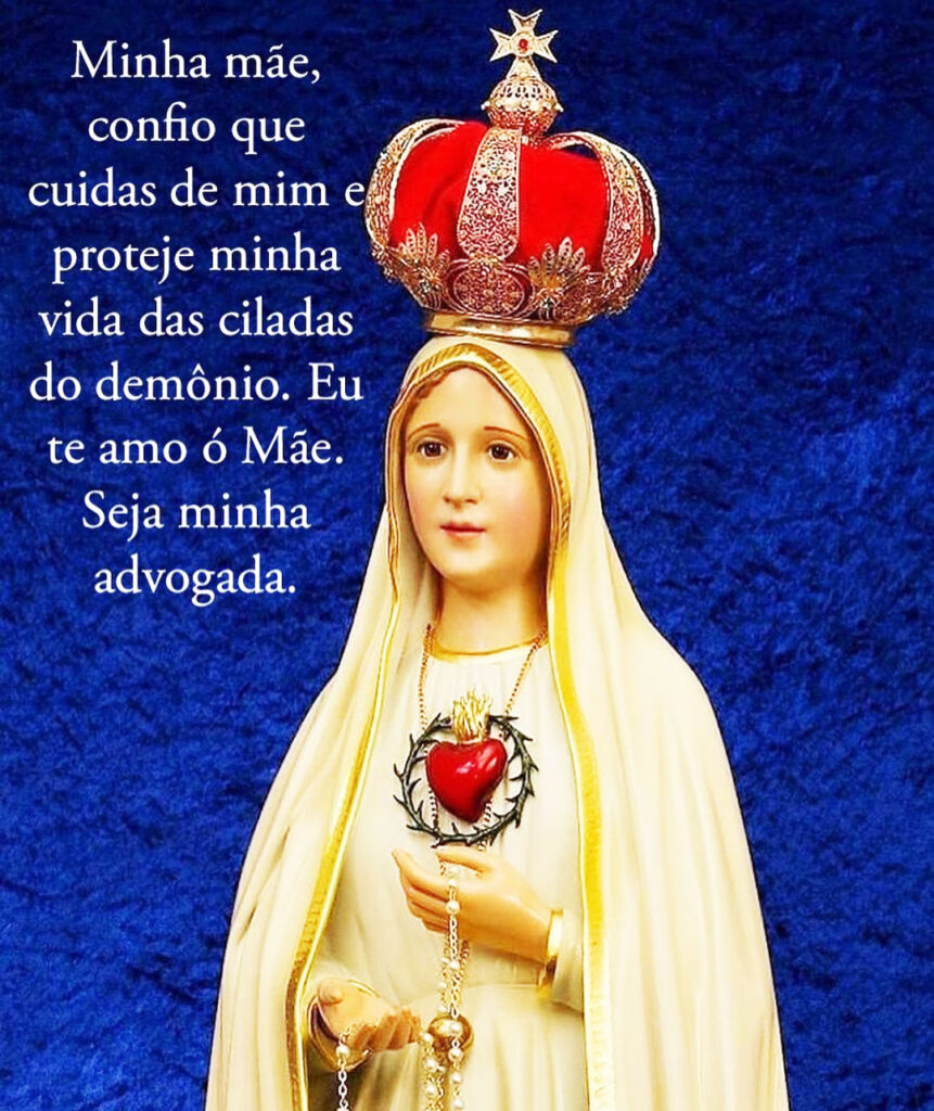 Mãe Cuidas de Mim e Proteja Minha Vida - Mundo Mensagens