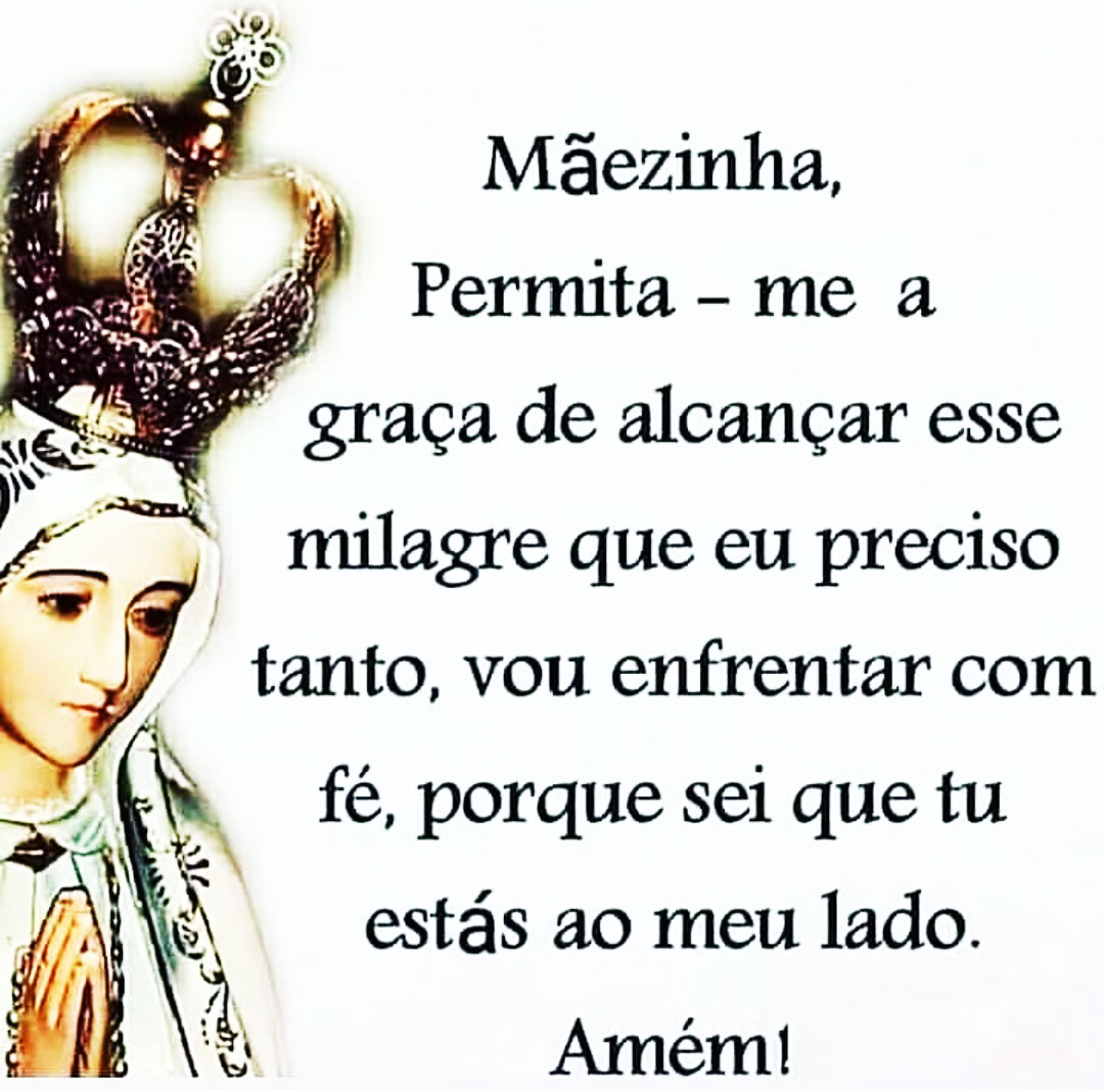 Mãezinha Permita-me a graça de alcançar