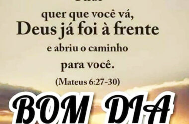 Mateus 6:27-30 Bom Dia